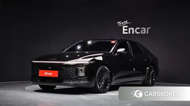 Hyundai Grandeur Hybrid (GN7) 2023 Черный из Кореи