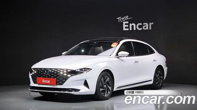 Hyundai The New Grandeur IG Hybrid 2021 Белый из Кореи