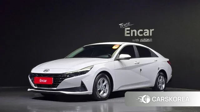 Hyundai Avante (CN7) 2021 Белый из Кореи