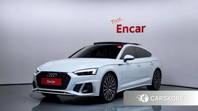 Audi A5 (F5) 2023 Белый из Кореи
