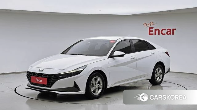 Hyundai Avante (CN7) 2021 Белый из Кореи