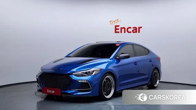 Hyundai Avante AD 2018 Синий из Кореи