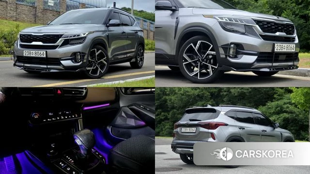 Kia Seltos 2021 Серебристо-серый из Кореи
