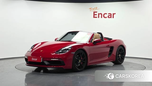 Porsche 718 Boxster 2018 Красный из Кореи