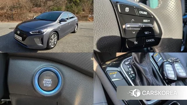 Hyundai Ionic Hybrid 2018 Серый из Кореи