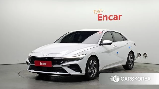 Hyundai The New Avante (CN7) 2023 Белый из Кореи