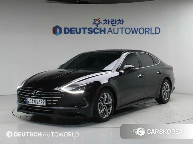 Hyundai Sonata (DN8) 2021 Черный из Кореи