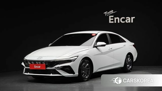 Hyundai The New Avante (CN7) 2023 Белый из Кореи