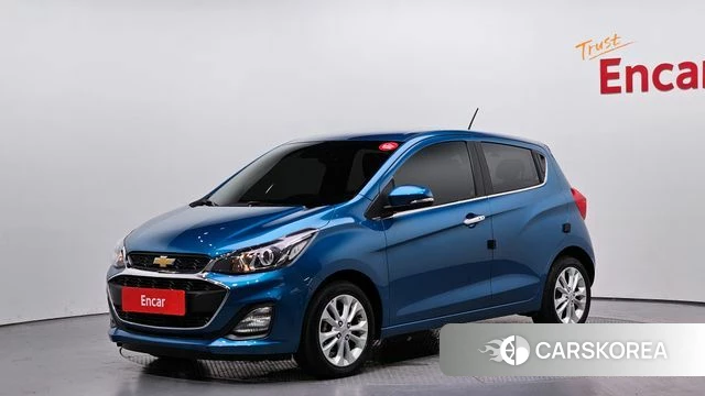 Chevrolet (GM Daewoo) The New Spark 2018 Синий нефрит из Кореи