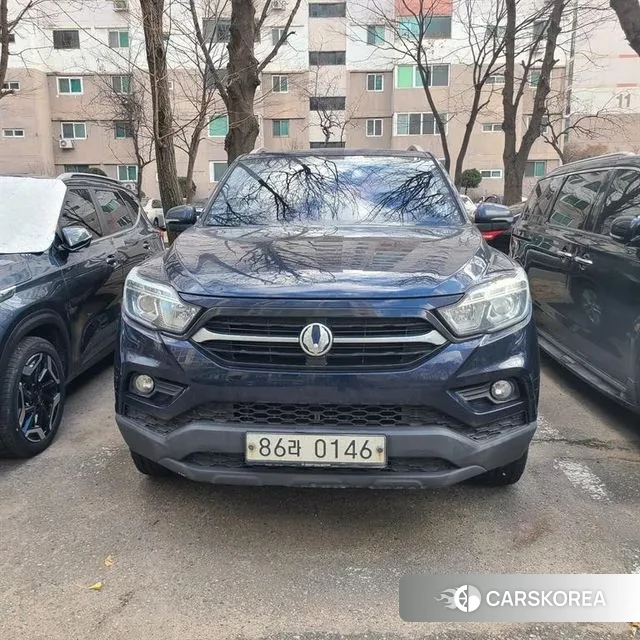 Ssangyong Rexton Sports 2018 Синий из Кореи