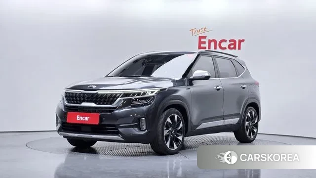 Kia Seltos 2021 Серый из Кореи