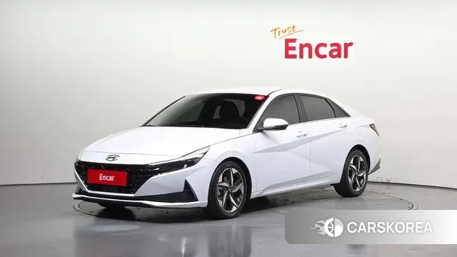 Hyundai Avante (CN7) 2021 Белый из Кореи