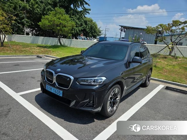 BMW iX3 2022 Черный из Кореи