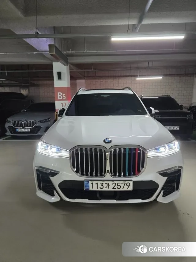 BMW X7 (G07) 2020 Белый из Кореи