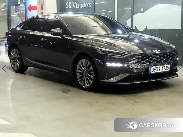 Kia K8 2021 Серебристо-серый из Кореи