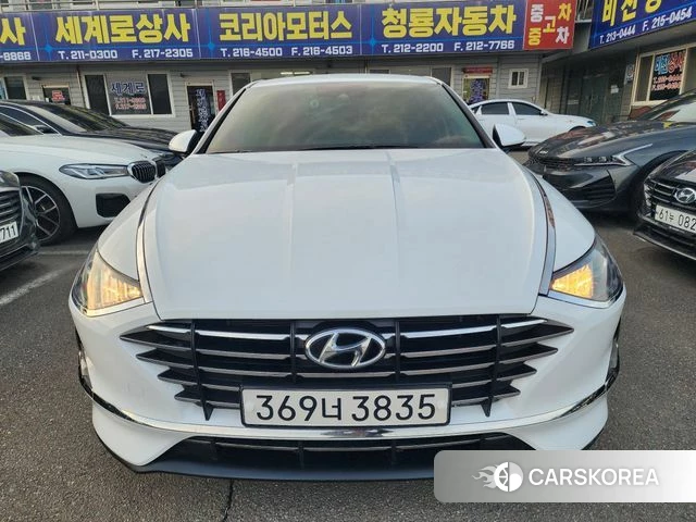 Hyundai Sonata (DN8) 2019 Белый из Кореи
