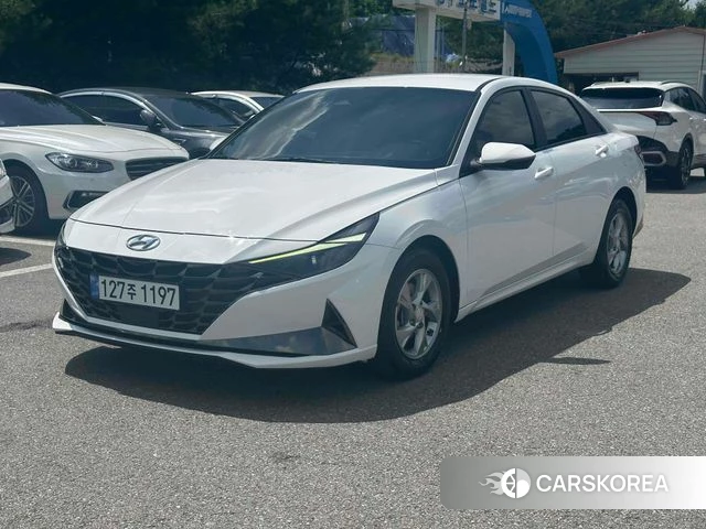 Hyundai Avante (CN7) 2020 Белый из Кореи