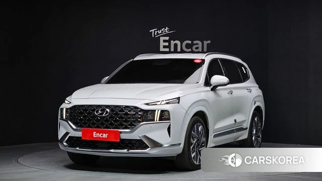 Hyundai The New Santa Fe 2021 Белый из Кореи