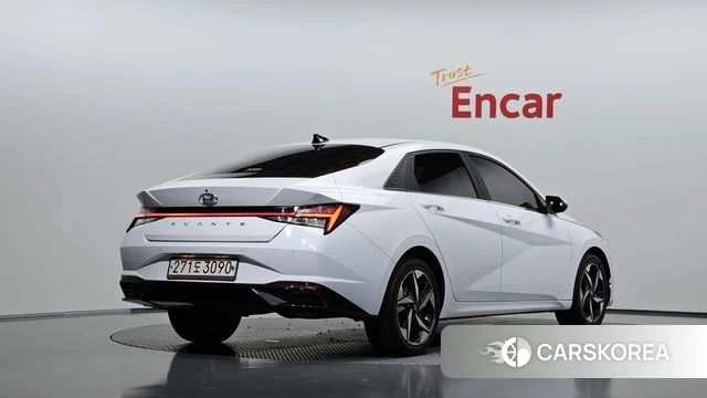 Hyundai Avante (CN7) 2020 Белый из Кореи