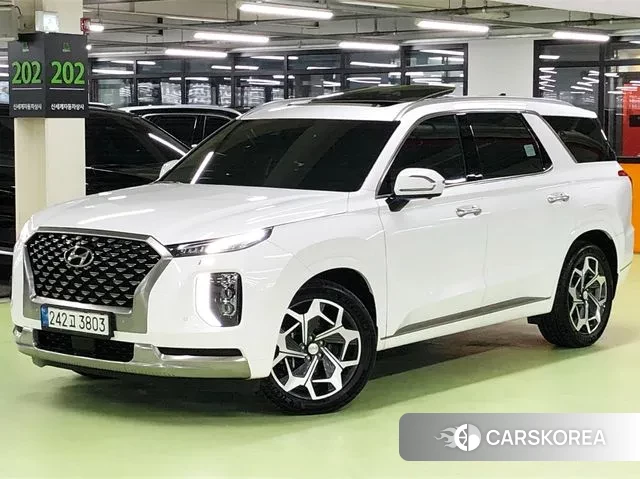 Hyundai Palisade 2022 Белый из Кореи