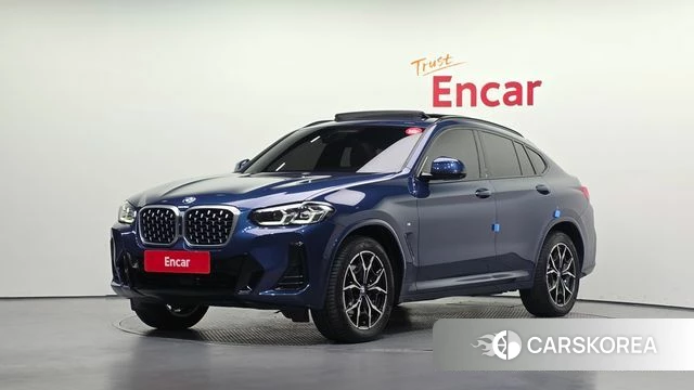 BMW X4 (G02) 2023 Синий из Кореи