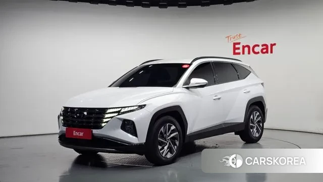 Hyundai Tucson Hybrid (NX4) 2021 Белый из Кореи