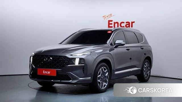 Hyundai The New Santa Fe 2022 Серый из Кореи