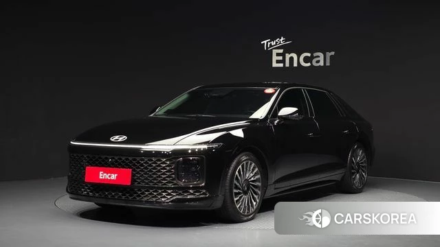Hyundai Grandeur Hybrid (GN7) 2023 Черный из Кореи
