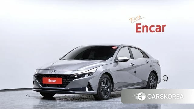 Hyundai Avante Hybrid (CN7) 2022 Серебристо-серый из Кореи