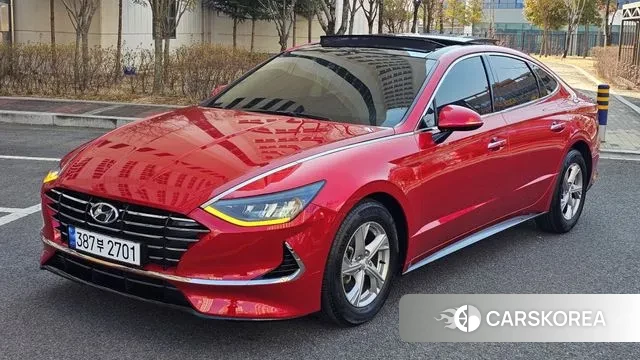 Hyundai Sonata (DN8) 2019 Красный из Кореи
