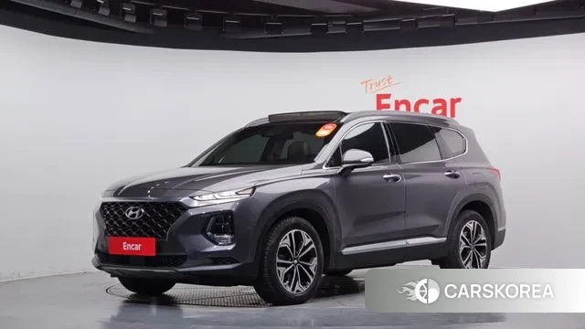 Hyundai Santa Fe TM 2019 Серый из Кореи