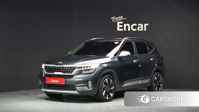 Kia Seltos 2021 Серый из Кореи