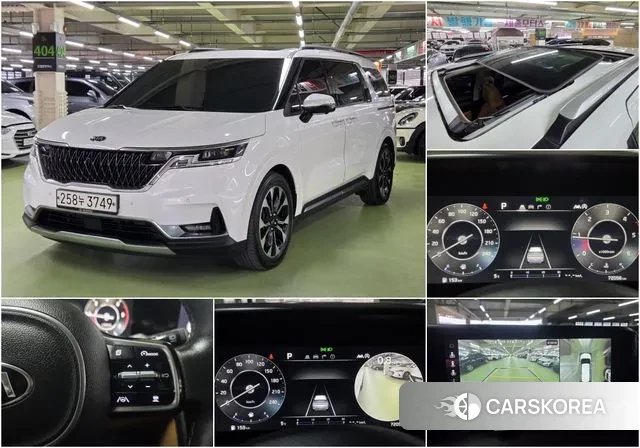 Kia Carnival 4th generation 2020 Белый из Кореи