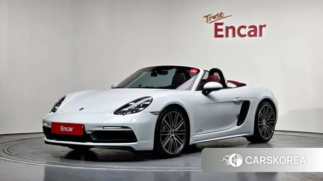 Porsche 718 Boxster 2019 Белый из Кореи