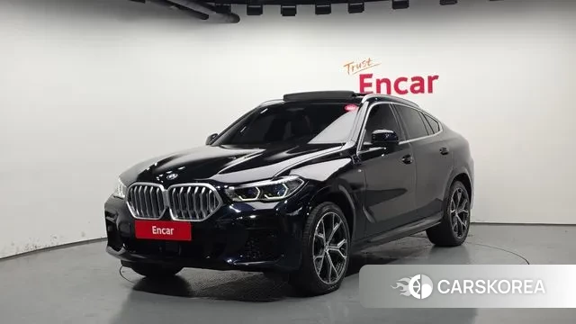 BMW X6 (G06) 2023 Черный из Кореи