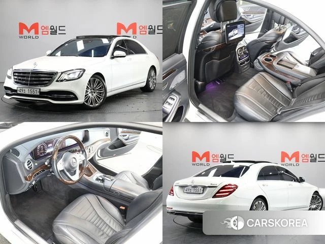 Mercedes-Benz S-Class W222 2019 Белый из Кореи