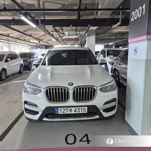 BMW X3 (G01) 2021 Черный из Кореи