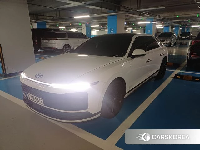 Hyundai Grandeur Hybrid (GN7) 2024 Белый из Кореи