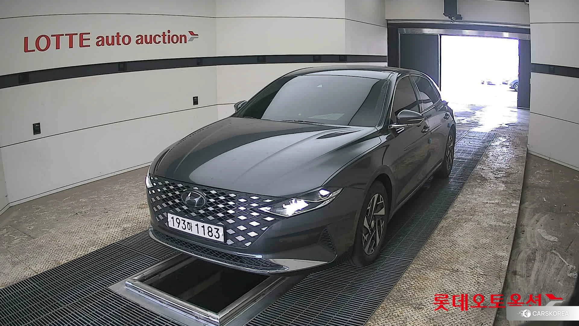 Hyundai Grandeur Hybrid 2022 Nocturne Grey Metallic из Кореи