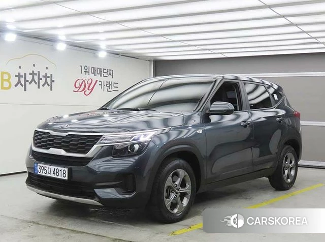 Kia Seltos 2021 Серый из Кореи