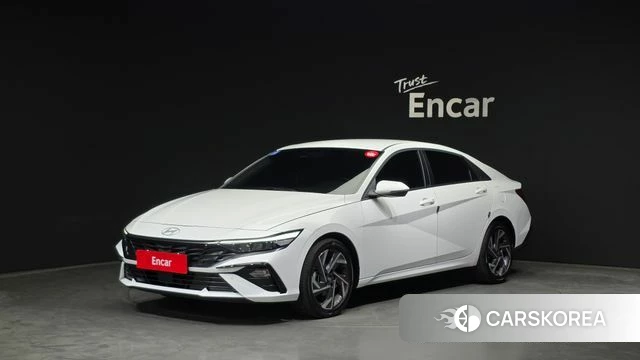 Hyundai The New Avante Hybrid (CN7) 2025 Белый из Кореи