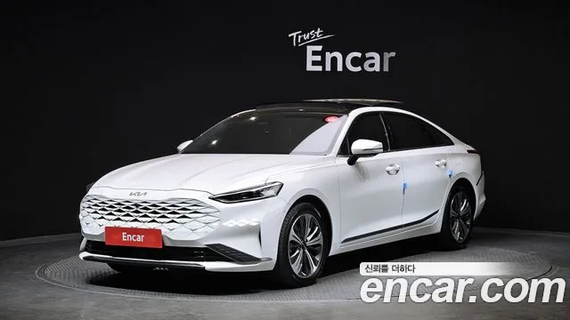 Kia K8 Hybrid 2023 Белый из Кореи