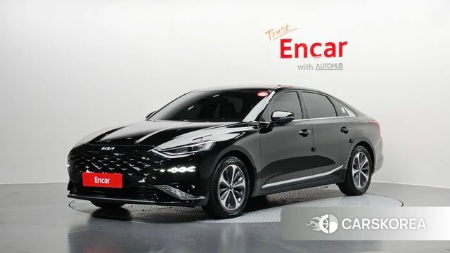 Kia K8 Hybrid 2022 Черный из Кореи