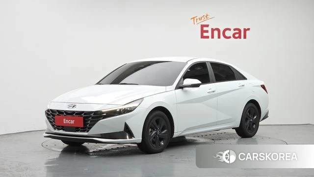 Hyundai Avante (CN7) 2022 Белый из Кореи