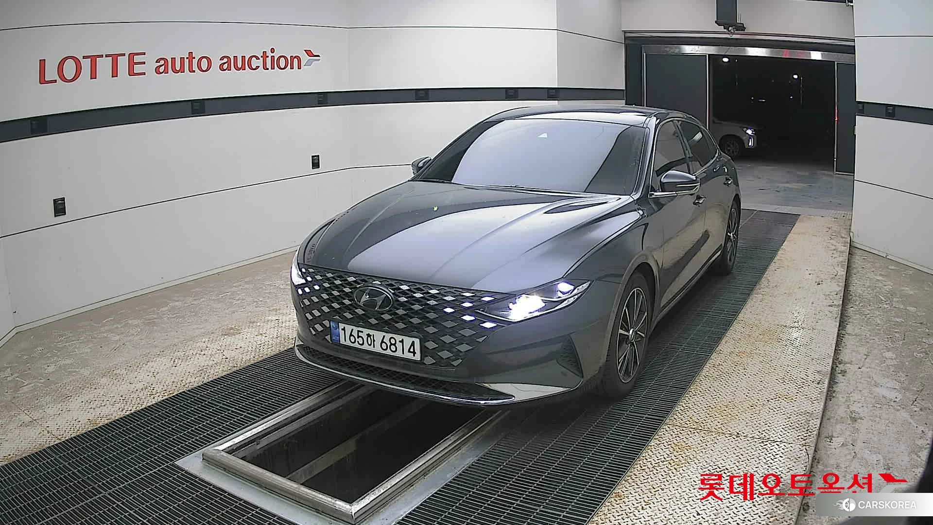 Hyundai Grandeur 2022 Nocturne Grey Metallic из Кореи