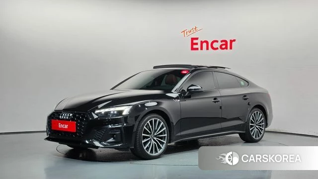 Audi A5 (F5) 2022 Черный из Кореи