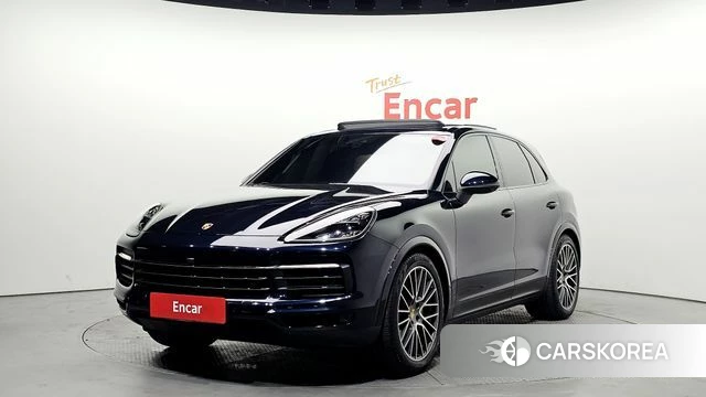 Porsche Cayenne (PO536) 2020 Синий из Кореи
