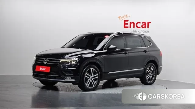 Volkswagen Tiguan Allspace 2018 Черный из Кореи