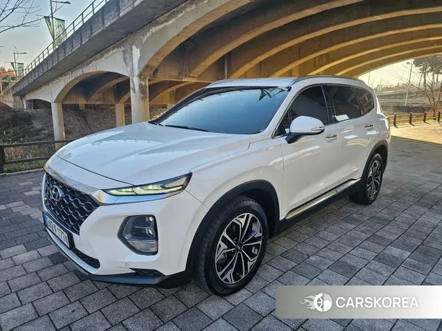 Hyundai Santa Fe TM 2018 Белый из Кореи