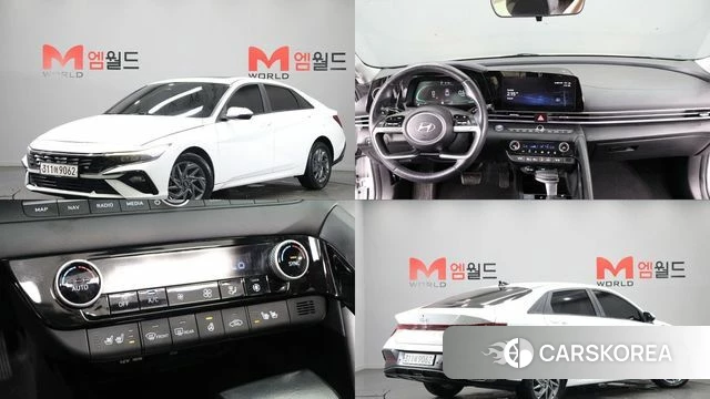 Hyundai The New Avante (CN7) 2023 Белый из Кореи